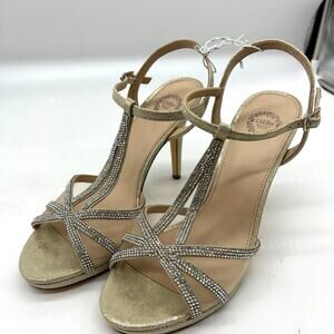 I.Miller Womens Ramona Heeled Sandals Gold Size 9.5M